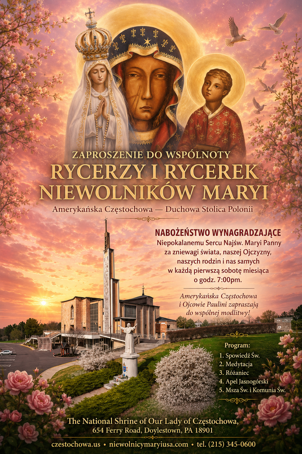 Zaproszenie do Wspólnoty Rycerzy i Rycerek Niewolników Maryi