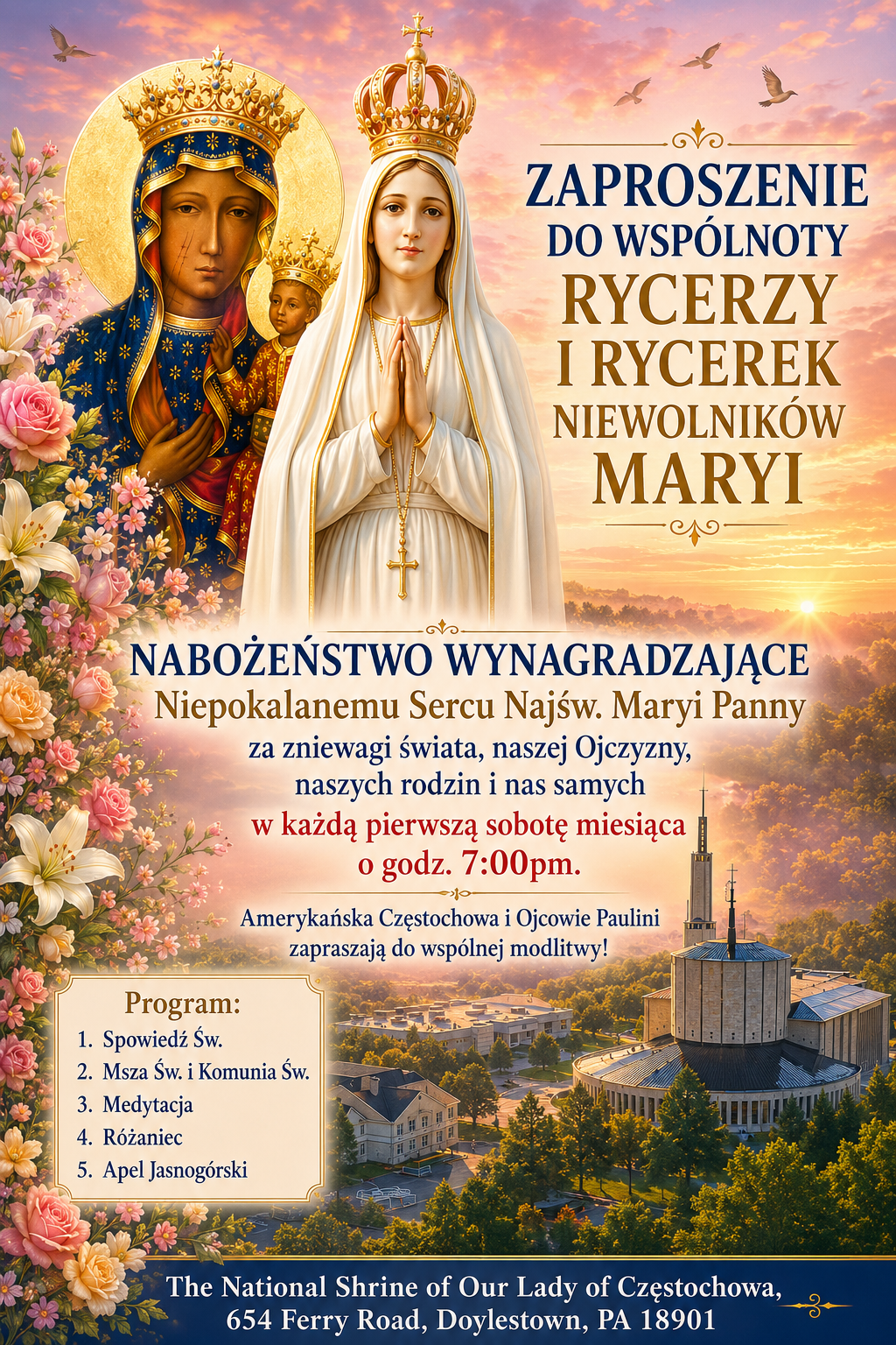 Zaproszenie do Wspólnoty Rycerzy Maryi